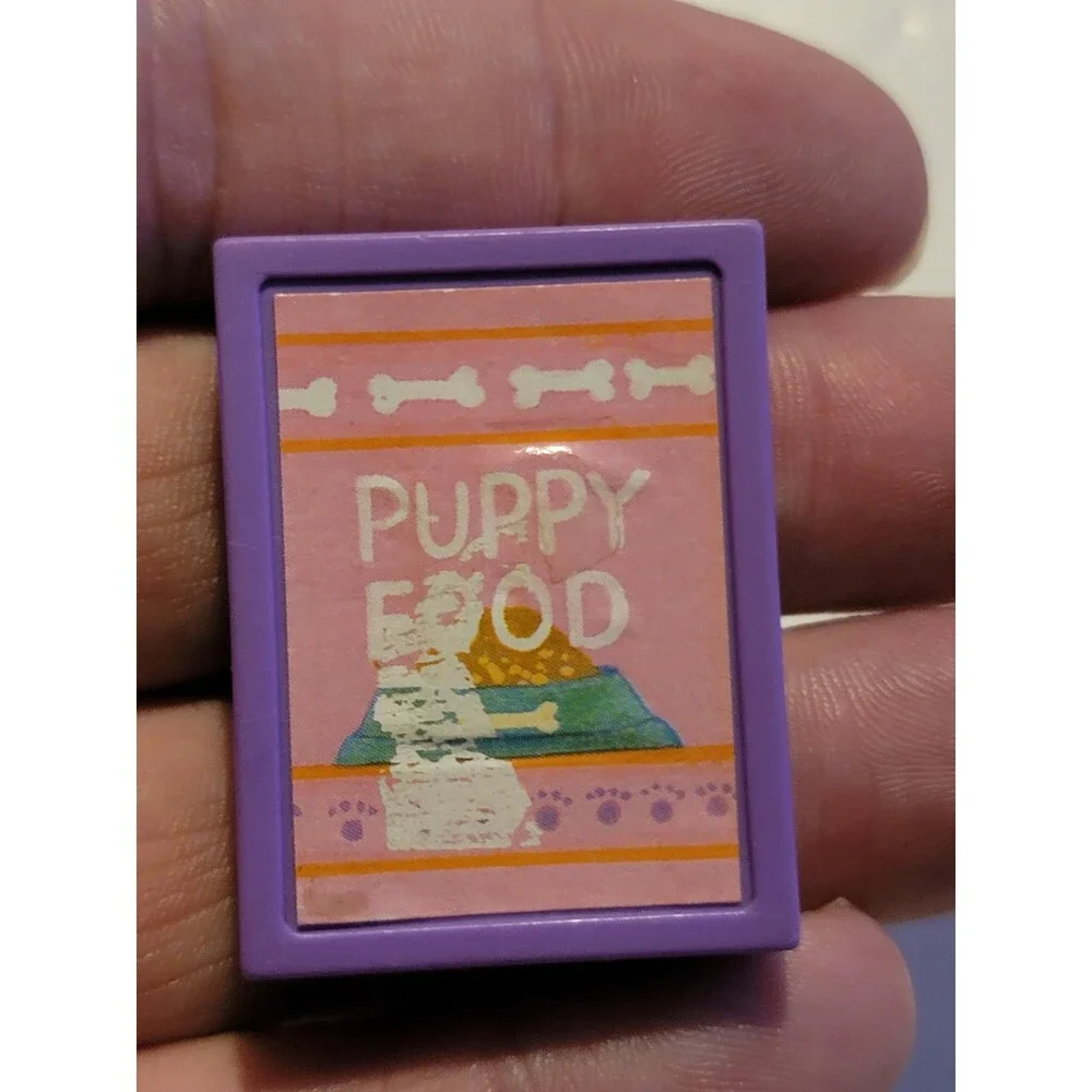 Littlest Pet Shop Purple Puppy Food Box Accessory Only Replacement LPS Toy Craft